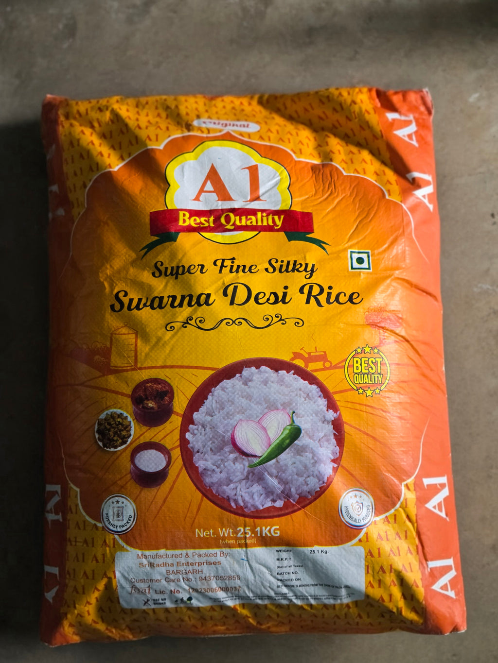 A1 - Swarna Desi Rice