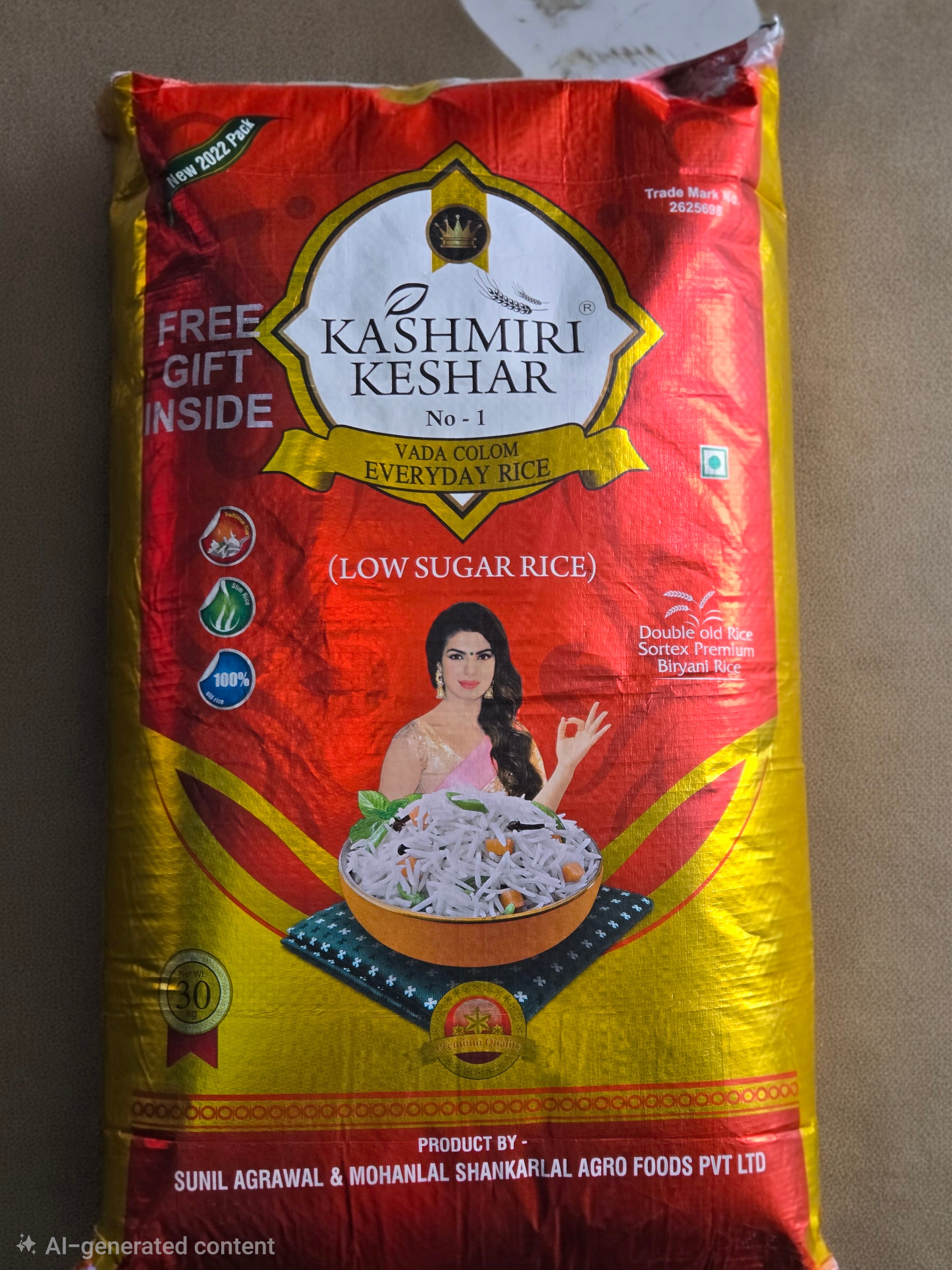 Kashmiri Keshar No1 (Low Sugar Rice)