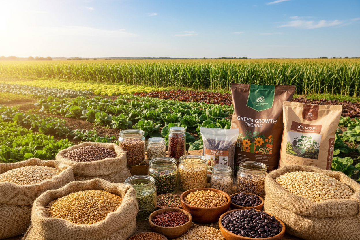 seeds and fertilizers for agriculture